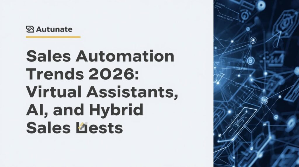 Sales Automation Trends 2026: Virtual Assistants, AI, and Hybrid Sales Teams
